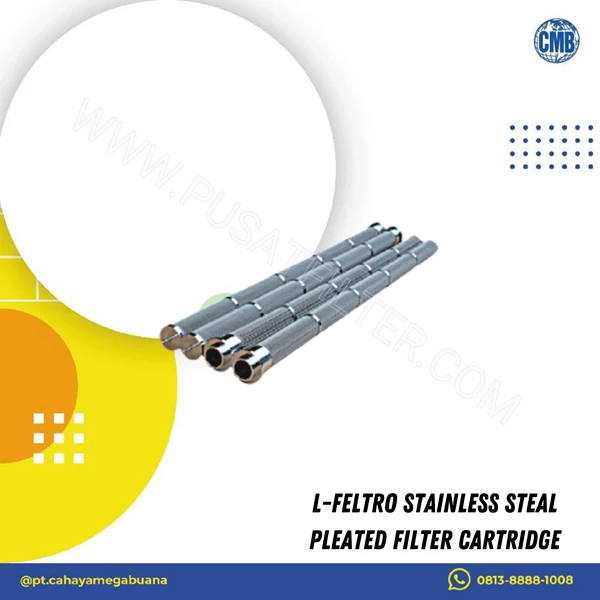 L- Feltro Stainless Steal Pleated Filter Cartridge