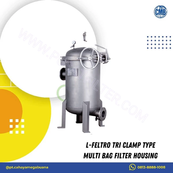 L-Feltro Tri Clamp Type Multi Bag Filter Housing