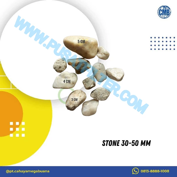 Batu Gravel 30-50 mm (3cm - 5cm)