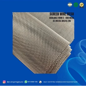 Screen Wire Mesh Available From 2-600 Mesh SS 201/SS 304/SS 316