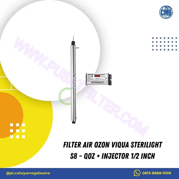 Filter Air OZON VIQUA ( STERILIGHT ) S8 QOZ+INJECTOR PVDF 1/2"