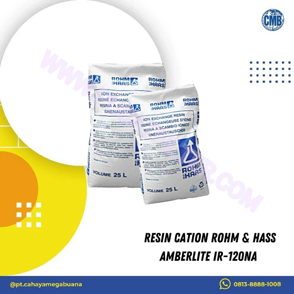 Resin Cation Rohm & Hass Amberlite IR-120NA 