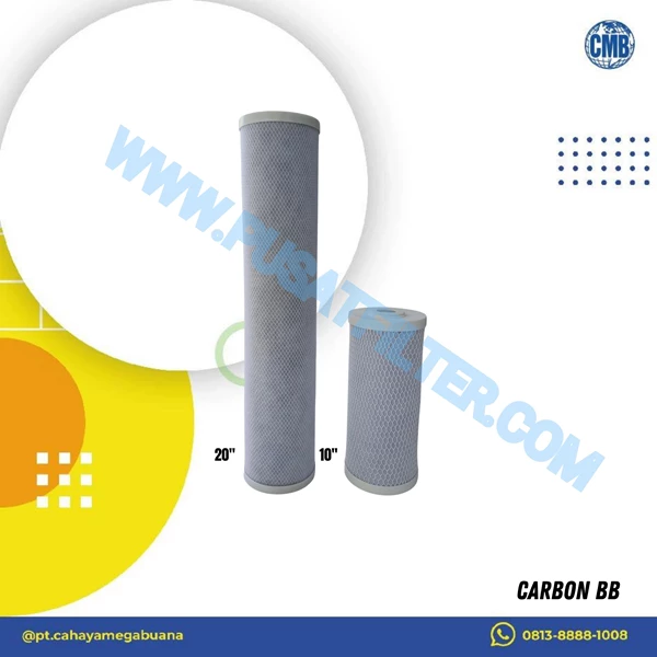 Filter Catridge Carbon Block CTO BB Big Flow Carbon Coconut shell Available 10"-20"