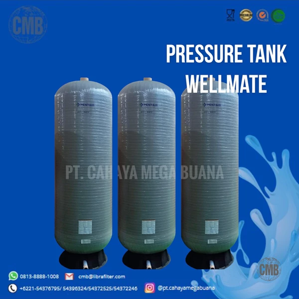 Pressure Tank Wellmate Pentair WM-35 WB Kapasitas 453 Liter