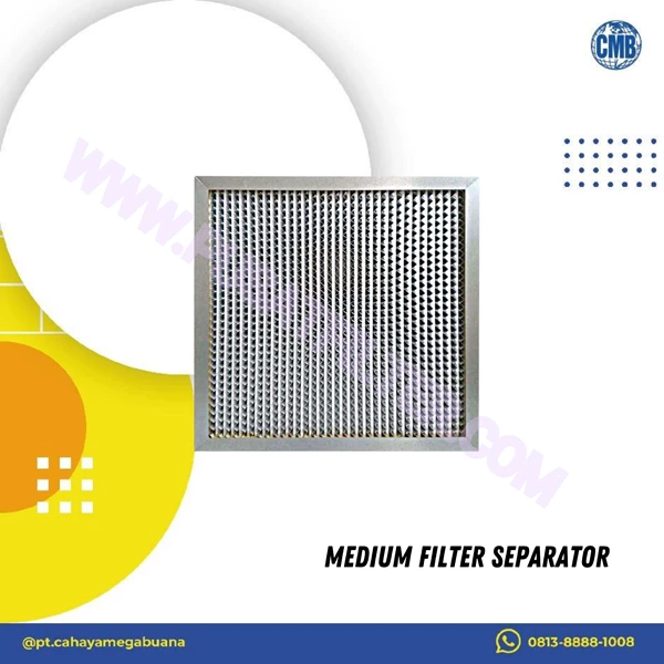 Medium Filter Separator Frame Wood Galvanized  Alumunium